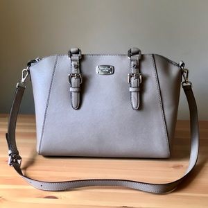 MICHAEL KORS Large Ciara Satchel Leather Handbag